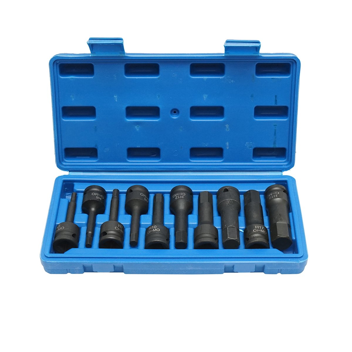 Trusa chei tubulare de impact hex cu profil torx 10 piese Breckner Germany